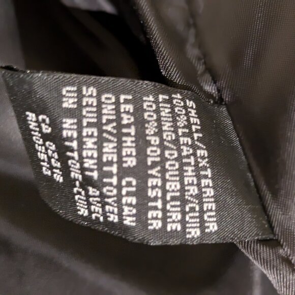 Black Leather Short Jacket - Picture 5 of 6